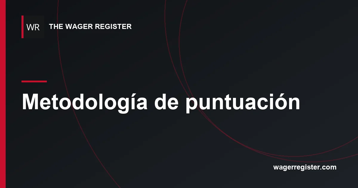 Metodología de puntuación